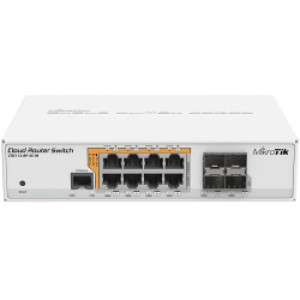 Mikrotik Cloud Router Switch CRS112-8P-4S-IN, QCA8511 